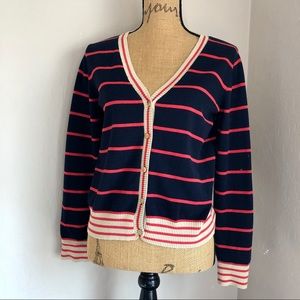 Women’s Axcess Liz Claiborne Striped Cardigan M